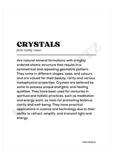 Crystals Halo Quartz